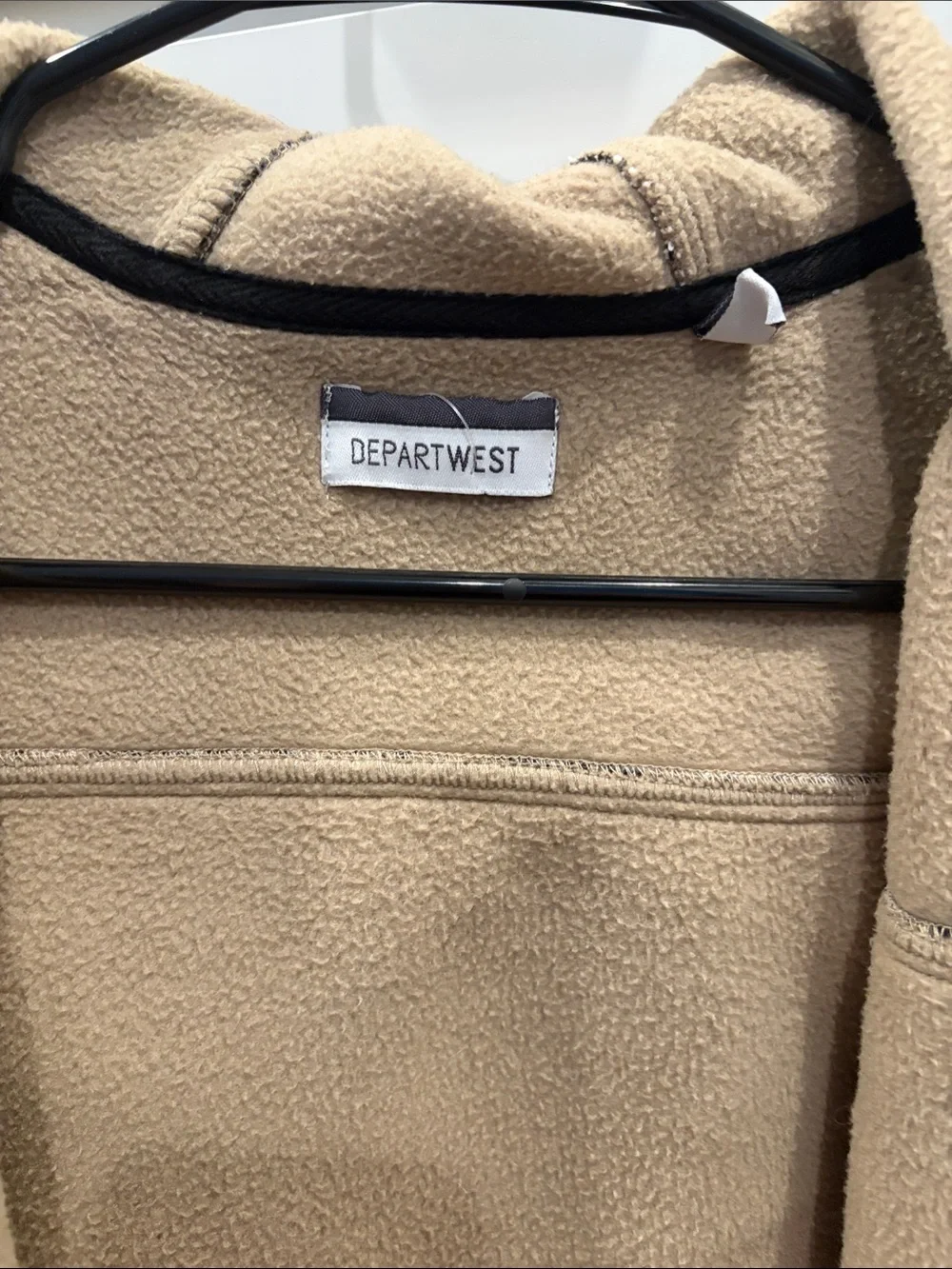 Depart West Men's Tan Plaid Lightweight Shirt Jacket